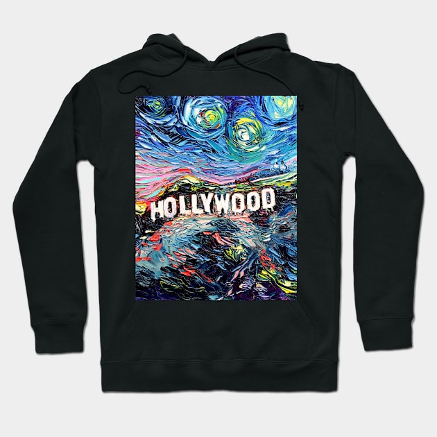 van Gogh Never Saw Hollywood Hoodie by sagittariusgallery